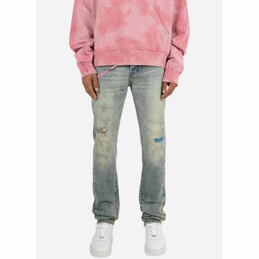 mnml ミニマル デニムパンツ D454 STRAIGHT DENIM ブルー デニム