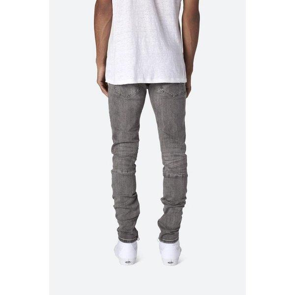 mnml（ミニマル） デニムパンツ M56 SLIM Denim｜グレー 裾ジップ