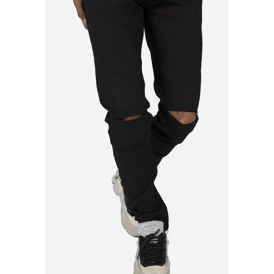 mnml（ミニマル） デニムパンツ M6 Stretch Denim｜マットブラック 裾
