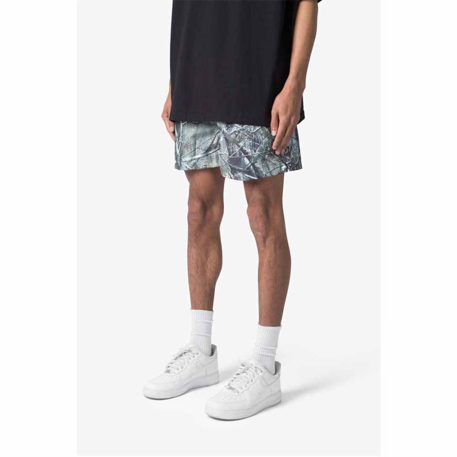 mnml（ミニマル） 即納 SUMMER SHORTS branch camo カモフラージュ