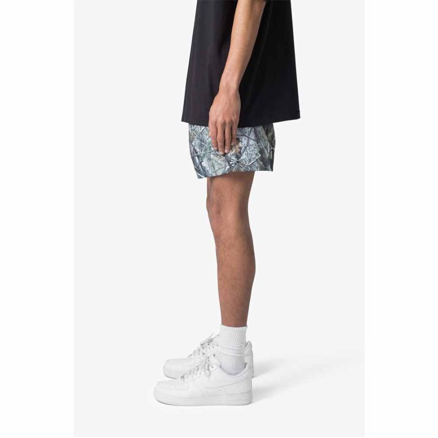 mnml（ミニマル） 即納 SUMMER SHORTS branch camo カモフラージュ