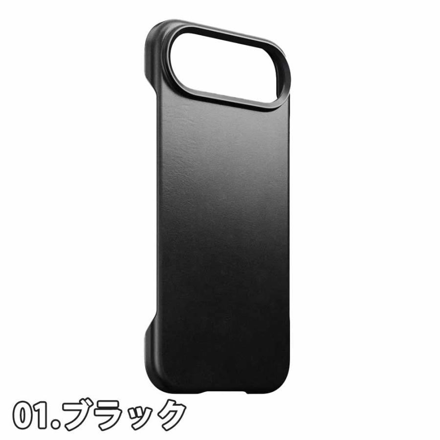 NOMAD ノマドLeather Case iPhone Air ブラック NOMAD ノマド 本革 ホーウィン レザー Horween 背面ケース