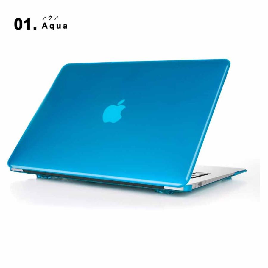 mCover iPearl シリーズ MacBook Air（13.3インチ）対応 ノートパソコン ハード シェル ケース 全8色 パソコン カバー｜smart-park｜02