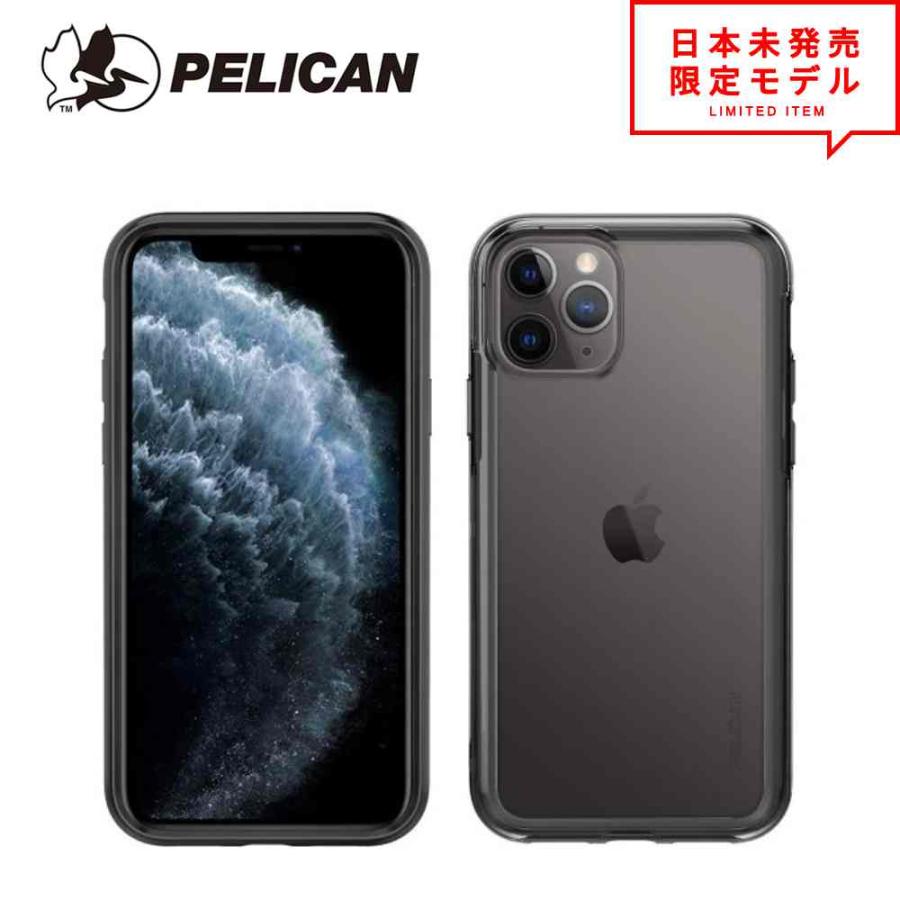 即納 PELICAN ペリカン iPhone 11/11Pro/11ProMax Adventurer アドベンチャー クリア/ブラック
