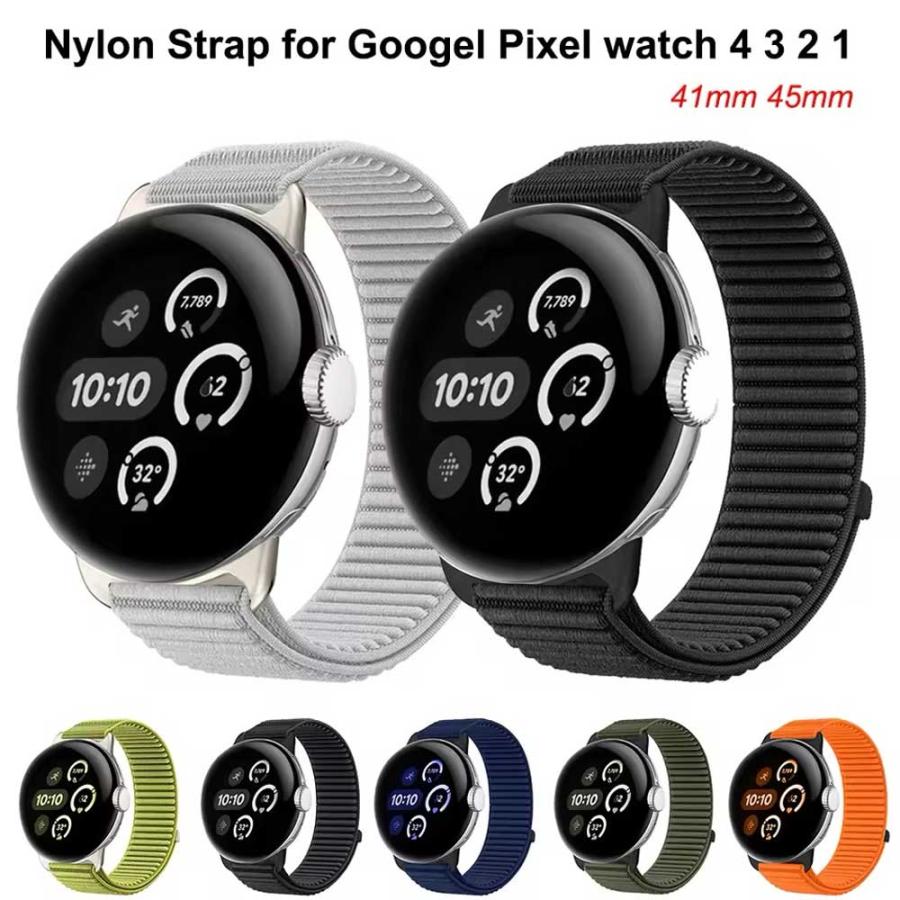 グーグル ピクセル ウォッチ ナイロン 通気性 軽量 バンド 全15色