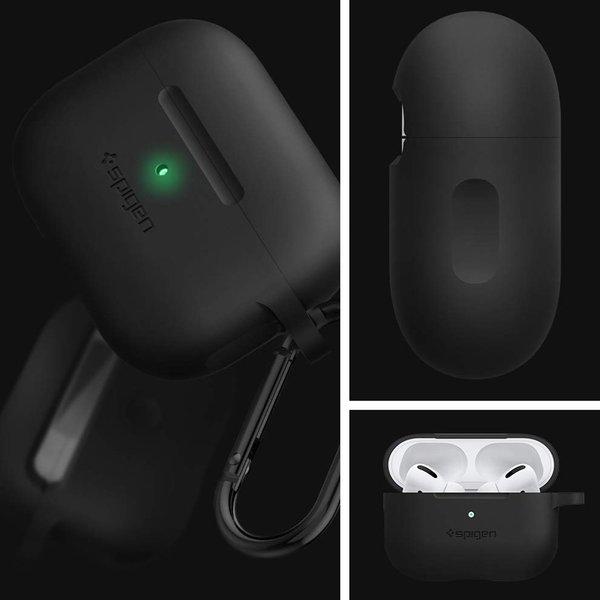 即納 Spigen シュピゲン AirPods Pro エアポッズプロ 対応 シリコンフィット ケース シリコン Apple アップル 耐衝撃｜smart-park｜02