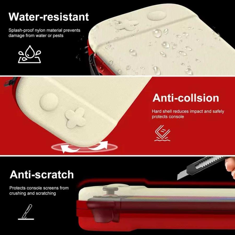 Nintendo Switch ソフト セット（カセット、カバー付き） Nintendo Switch 2 カバー ストラップ カセット収納 防水 傷防止 全3色