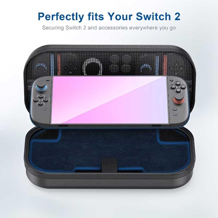 Nintendo Switch 2 カバー PUレザー カードスロット ハード ポーチ 全2