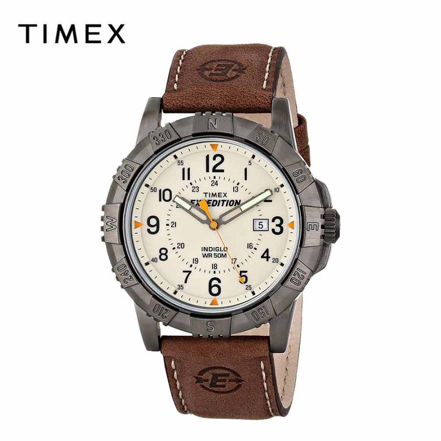 Expedition TIMEX タイメックス メンズ 腕時計 Rugged Metal｜ブラウン