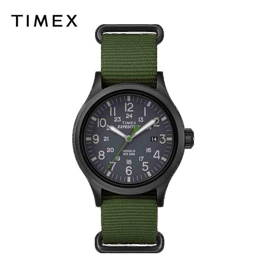 新品◆Timex タイメックス 腕時計 グリーン/ブラック/クリーム Expedition TIMEX タイメックス メンズ 腕時計 Scout｜グリーン
