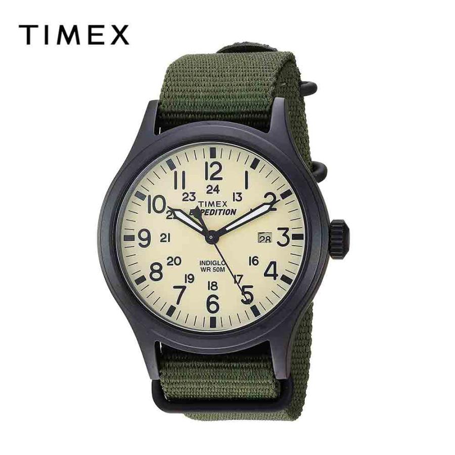 Expedition 即納 TIMEX タイメックス メンズ 腕時計 Scout 40 グリーン