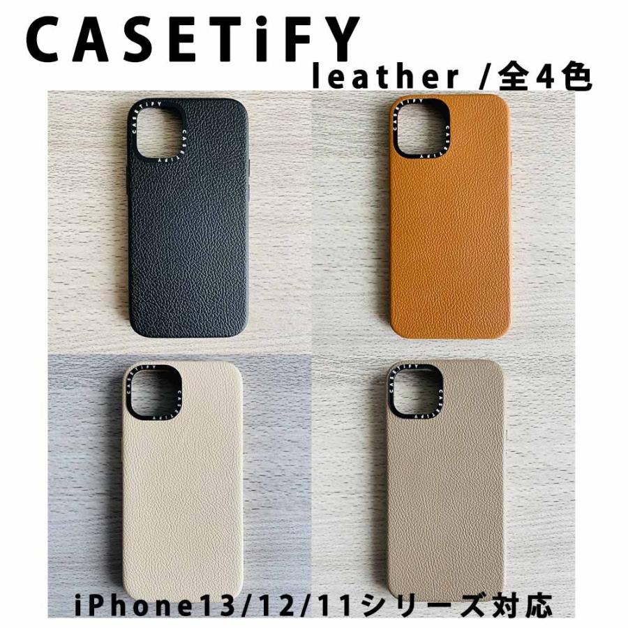 Casetify ケースティファイ Iphone 13 13pro 13promax 13mini 12 12pro 12promax 12mini 11 11pro 11promax レザー ケース 全10色 日本未発売 Case Leather Black Smart Plaza Y ストア 通販 Yahoo ショッピング