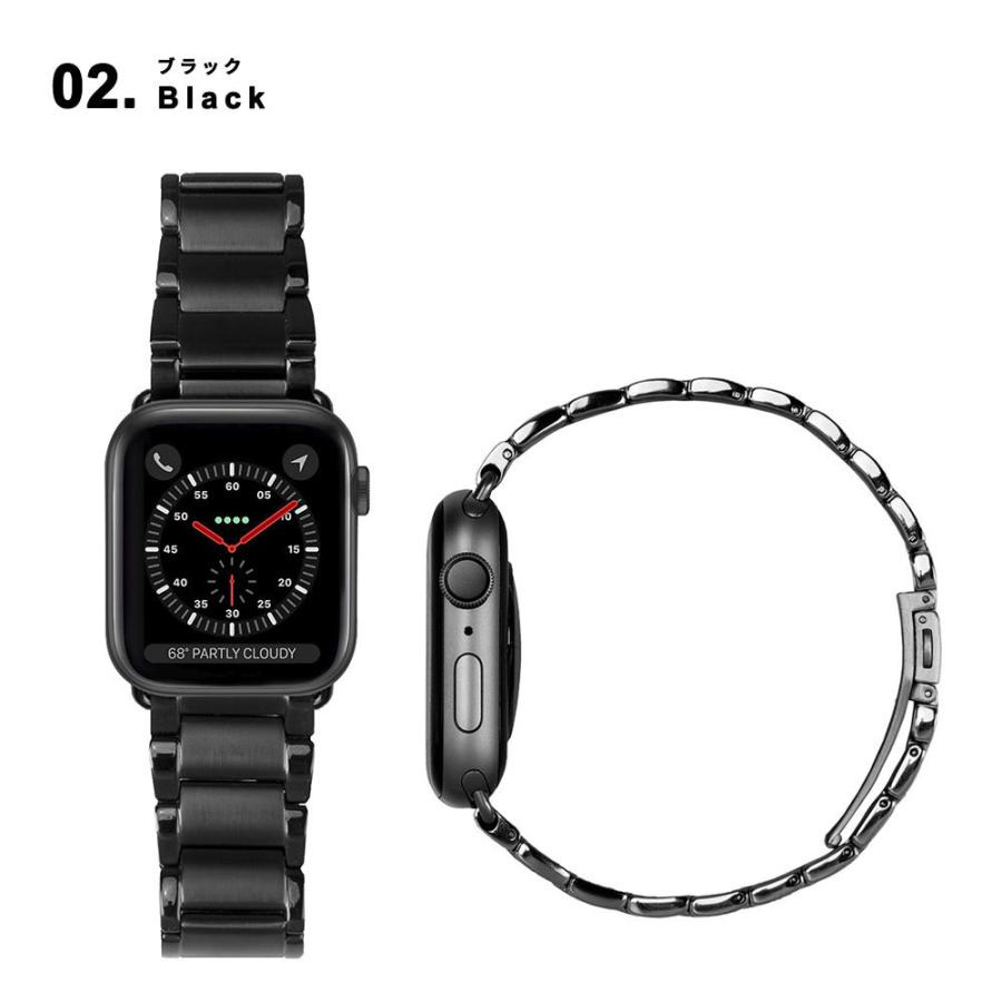 Apple Watch 38mm カバー クリア 黒 アップルウォッチ ケース
