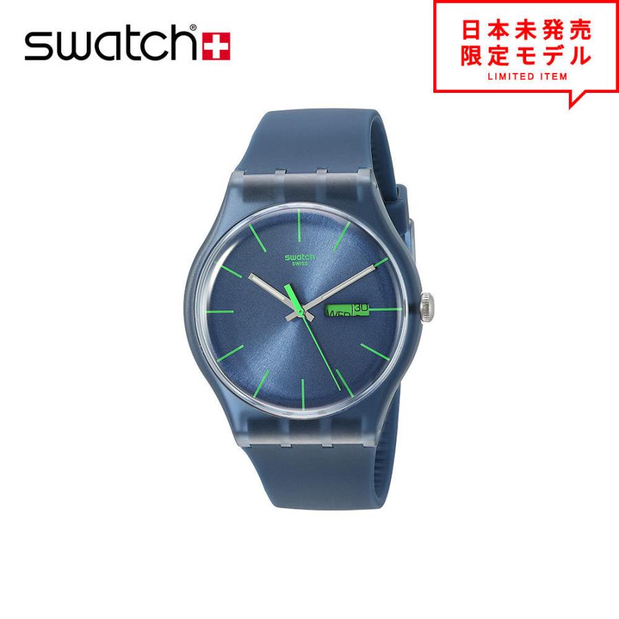 高価値セリー ブルー SUON700 リストウォッチ 腕時計 メンズ スウォッチ Swatch 海外限定 最安値挑戦中！ 当店1年保証 日本未発売 時計 腕時計