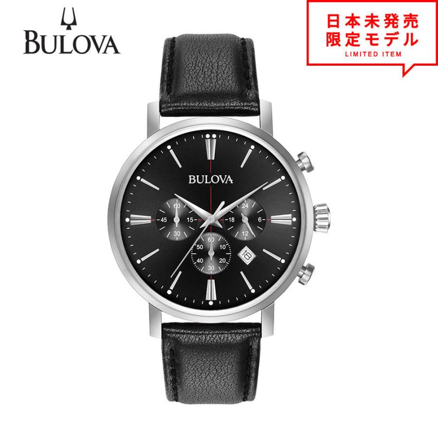 【値下げ】 BULOVA 最安値挑戦中！ 当店1年保証 日本未発売 時計 海外限定 ブラック/シルバー 96B262 リストウォッチ 腕時計 メンズ ブローバ 腕時計