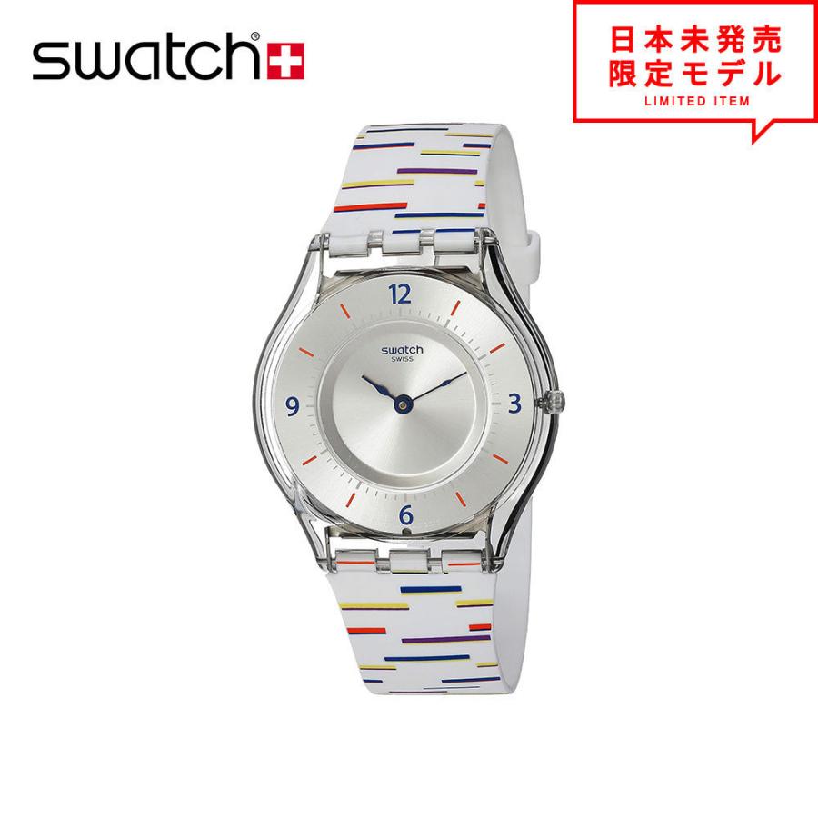 激安通販  スウォッチ Swatch レディース 最安値挑戦中！ 当店1年保証 日本未発売 時計 海外限定 ホワイト/グレー SFE108 リストウォッチ 腕時計 腕時計