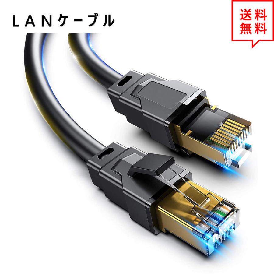 100％本物保証！ イーサネットケーブル LANケーブル ネットワークケーブル 日本未発売 ケーブル Ethernet 有線 高速 フラットタイプ CAT8/カテゴリー8 40ft/12.19m LANケーブル