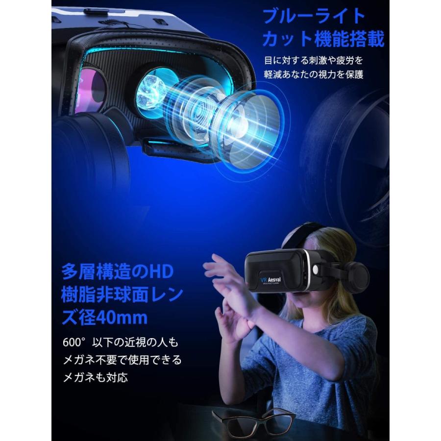 即納 Iphone Android スマホ対応 Vrゴーグル Vrヘッドセット Vrヘッドマウントディスプレイ 3d ブラック 1080phd高画質 Bluetooth ヘッドホン 配送方法をご選択ください レビューを書かない 送料一律500円 500円 Gvcal Com