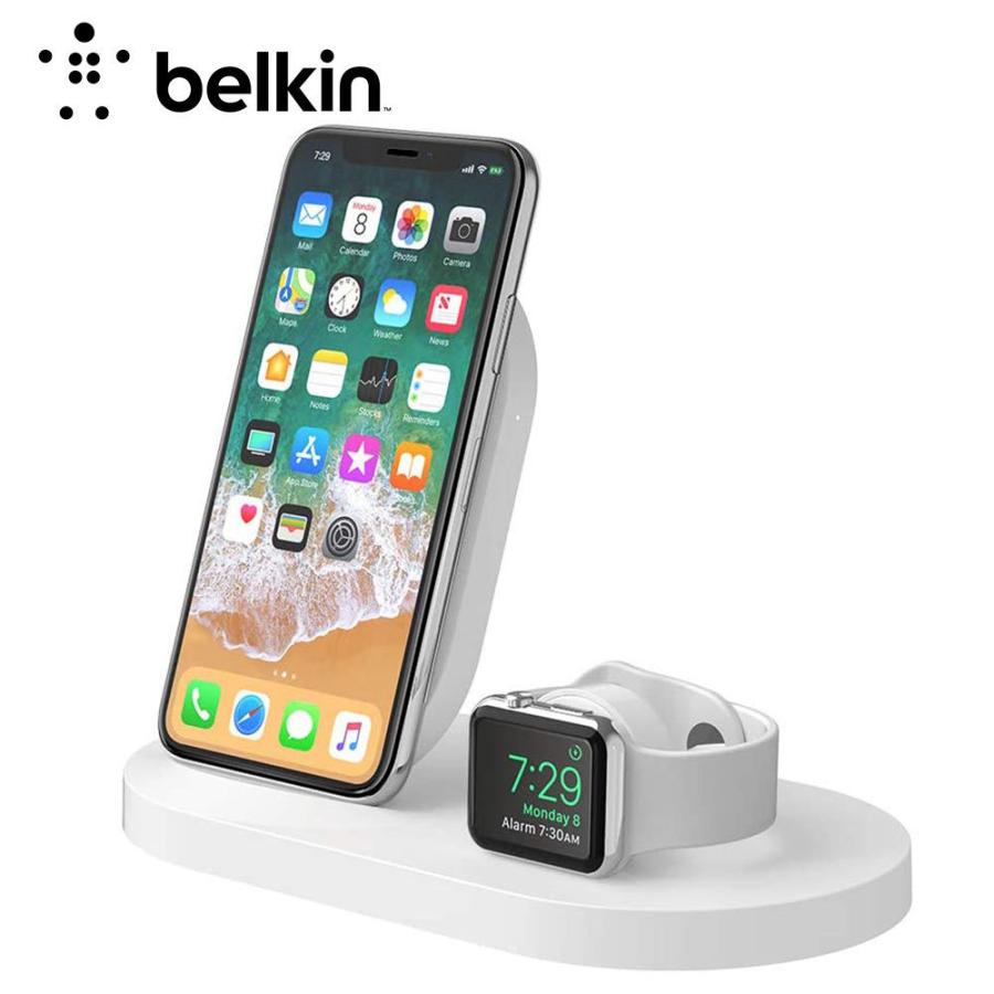 安いそれに目立つ 即納 Belkin ベルキン Iphone Applewatch用 Qi ワイヤレス充電器 ワイヤレスチャージャー 充電 ドックスタンド 7 5w 5w Usb A端子付属 ホワイト Qi認証 予約販売品 Dream Education In