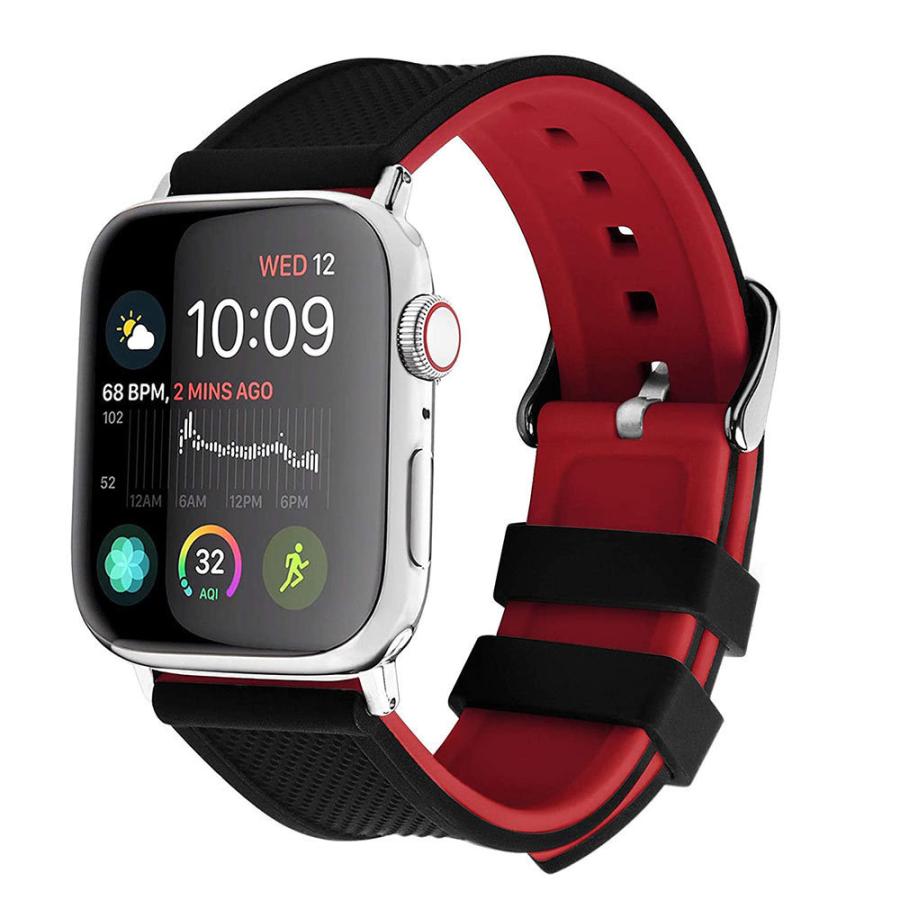 即納 Apple Watch アップルウォッチ 7/6/5/4/3/2/1/SE 38/40/41mm 42/44/45mm 対応 ベルト バンド シリコン ブラック/レッド ポイント消化 日本未発売 :jb07qpr1t7f:SMART PLAZA Y!ストア - 通販 - Yahoo!ショッピング 即納 Apple Watch アップルウォッチ 7/6/5/4/3/2/1/SE 38/40/41mm 42/44/45mm 対応 ベルト バンド シリコン ブラック/レッド ポイント消化 日本未発売 :jb07qpr1t7f:SMART PLAZA Y!ストア - 通販 - Yahoo!ショッピング