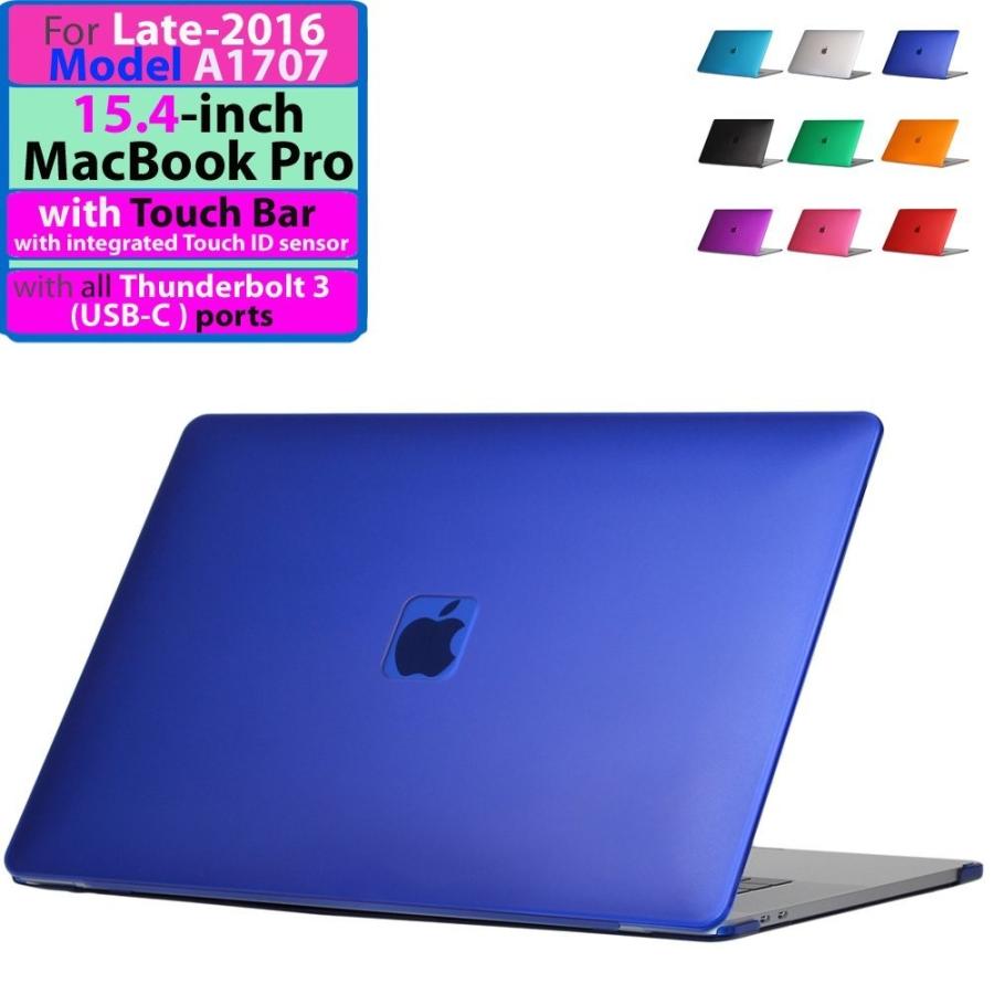 Mcover Ipearl シリーズ Macbook Pro 15インチ 特定モデル 対応 ノートパソコン ハード シェル ケース ブルー パソコン カバー 大人も着やすいシンプルファッション