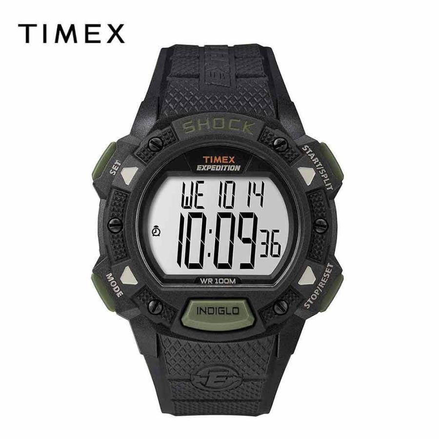 最大の割引 メンズ タイメックス TIMEX 腕時計 海外モデル｜当店1年保証 TW4B12600 グレー / CAT｜ブラック Shock Digital Expedition 腕時計