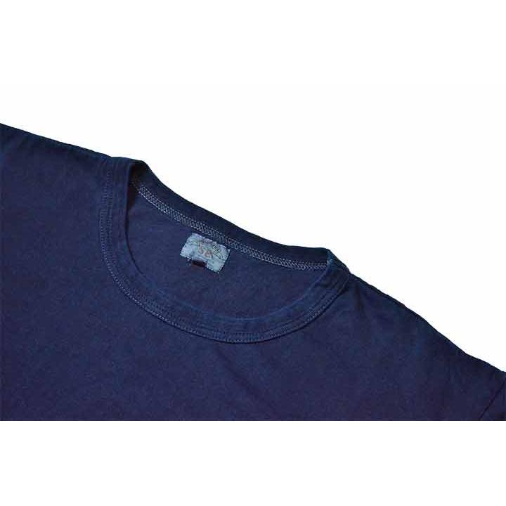 Tシャツ メンズ 半袖 本藍染め クルーネック アメカジ 厚手 日本製