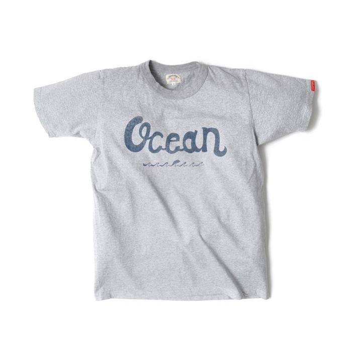 tシャツ 半袖 メンズ スマートスパイス 即納 メンズ プリントTシャツ OCEAN ヘザーグレー｜smart-spice｜06