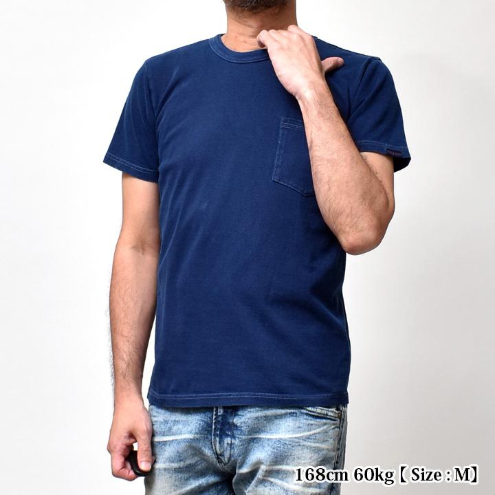 Tシャツ メンズ ブランド 厚手 半袖 無地 40代 アメカジ 日本製 スマートスパイス Smart Spice 本藍染 クルーネックポケットｔシャツ 送料無料 クリックポストで Smc0218 Navy Smart Spice 通販 Yahoo ショッピング