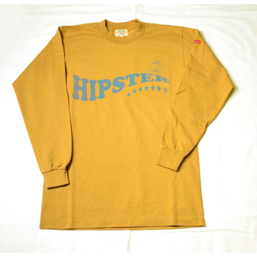 送料無料 クリックポストで アメリカ製 日本で加工 スマートスパイス Smart Spice メンズ Hipster プリント 長袖tシャツ モカブラウン Smc0221 Mocha Smart Spice 通販 Yahoo ショッピング