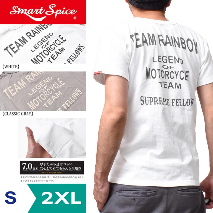 Tシャツ メンズ ブランド 厚手 半袖 おしゃれ 40代 アメカジ 白日本製 スマートスパイス Smart Spice 送料無料 クリックポストで Smc0226 White Smart Spice 通販 Yahoo ショッピング