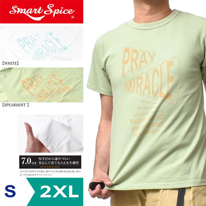Tシャツ メンズ ブランド 厚手 半袖 おしゃれ 40代 アメカジ 白 日本製 スマートスパイス Smart Spice クルーネック 送料無料 クリックポストで Smc0228 Green Smart Spice 通販 Yahoo ショッピング