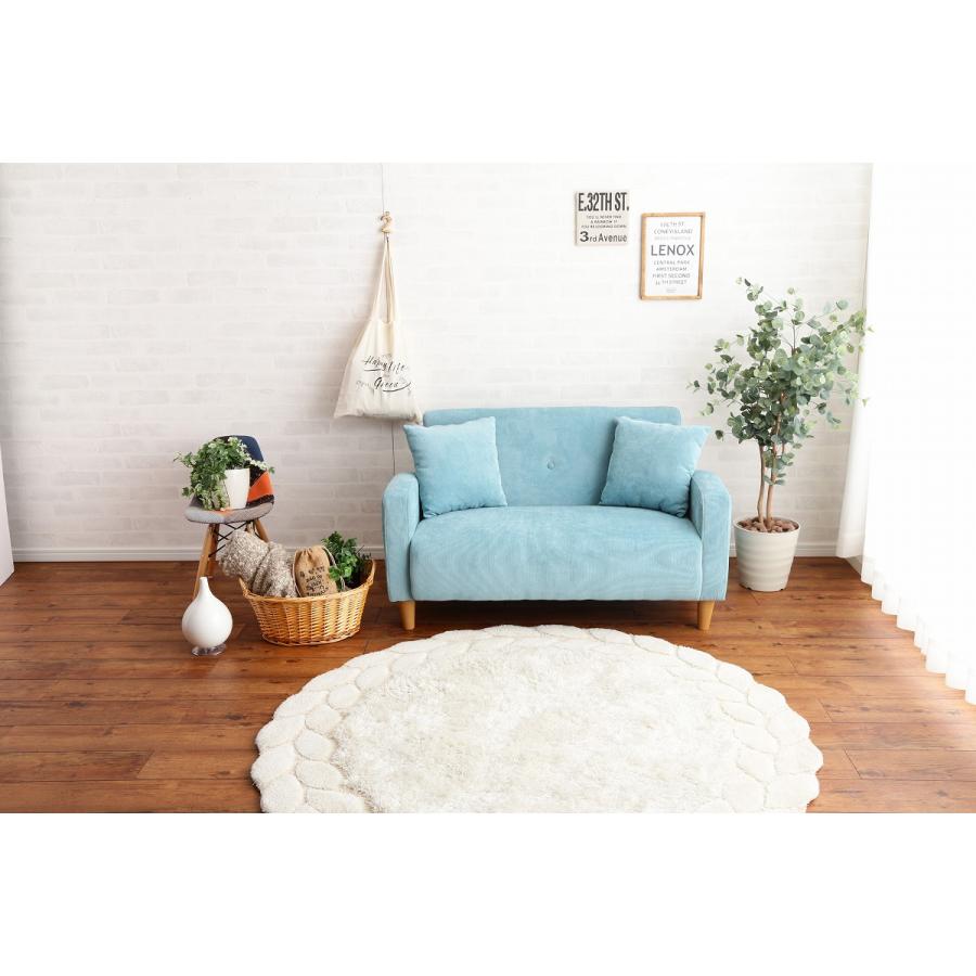 コンパクト　ソファ　prima 2人掛けソファ Prima 2人掛けソファ コーデュロイ ソファー 2人掛け 二人掛け