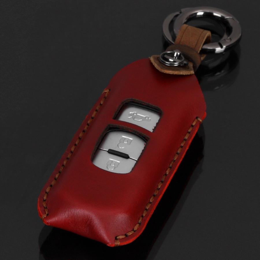 マツダ純正皮キーカーバ エンジンスターター ケース MAZDA3 CX3 CX5 CX8 CX30 MX30