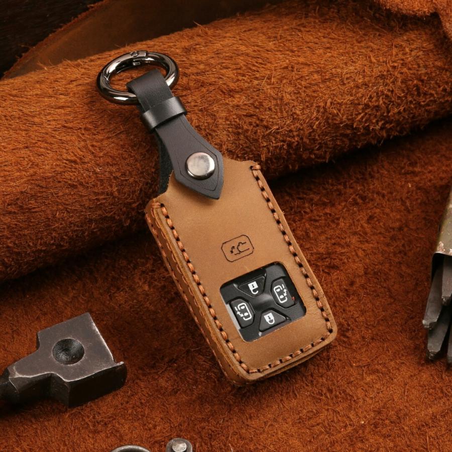 トヨタ 本革 スマートキーカバー K1 タイプ アルファード ヴェル