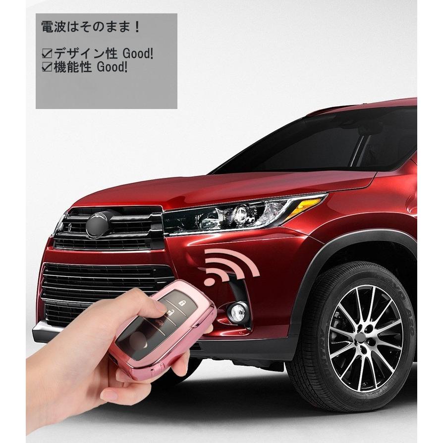 スマートキーケース RAV4 50系 トヨタ プリウス PHV ZVW52 キーカバー