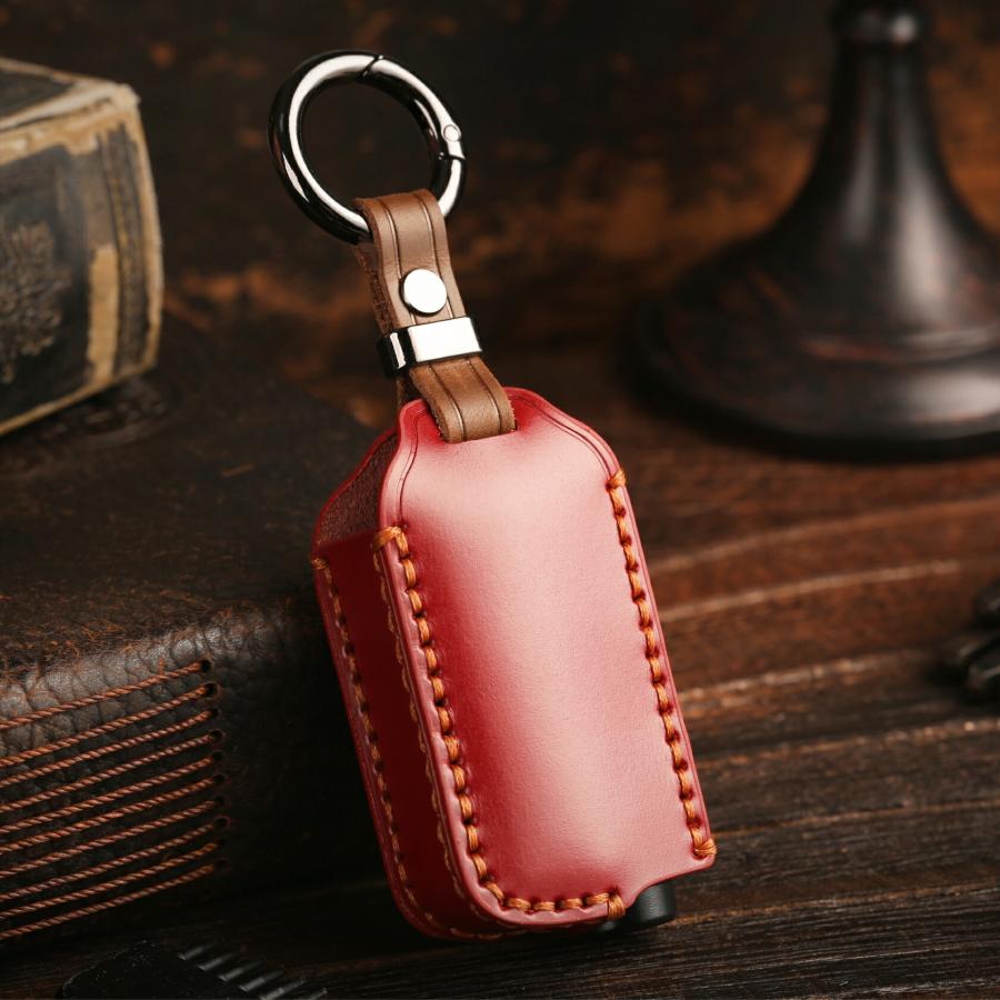 Bellago ワインレッド キーケース ゴルゴ Grgo ZX ZV シリーズ アルゴス セキュリティ リモコン カバー