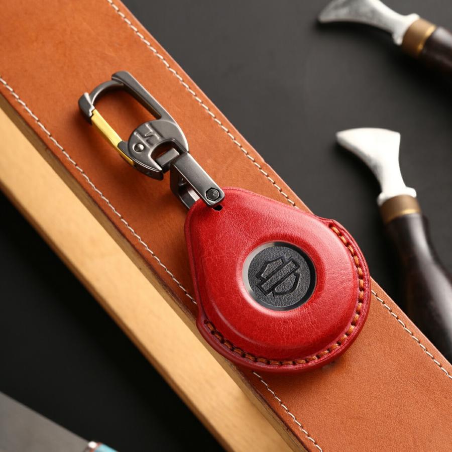 ハーレーバイク専用 キーフォブ ケース 本革 高級 harley キーカバー