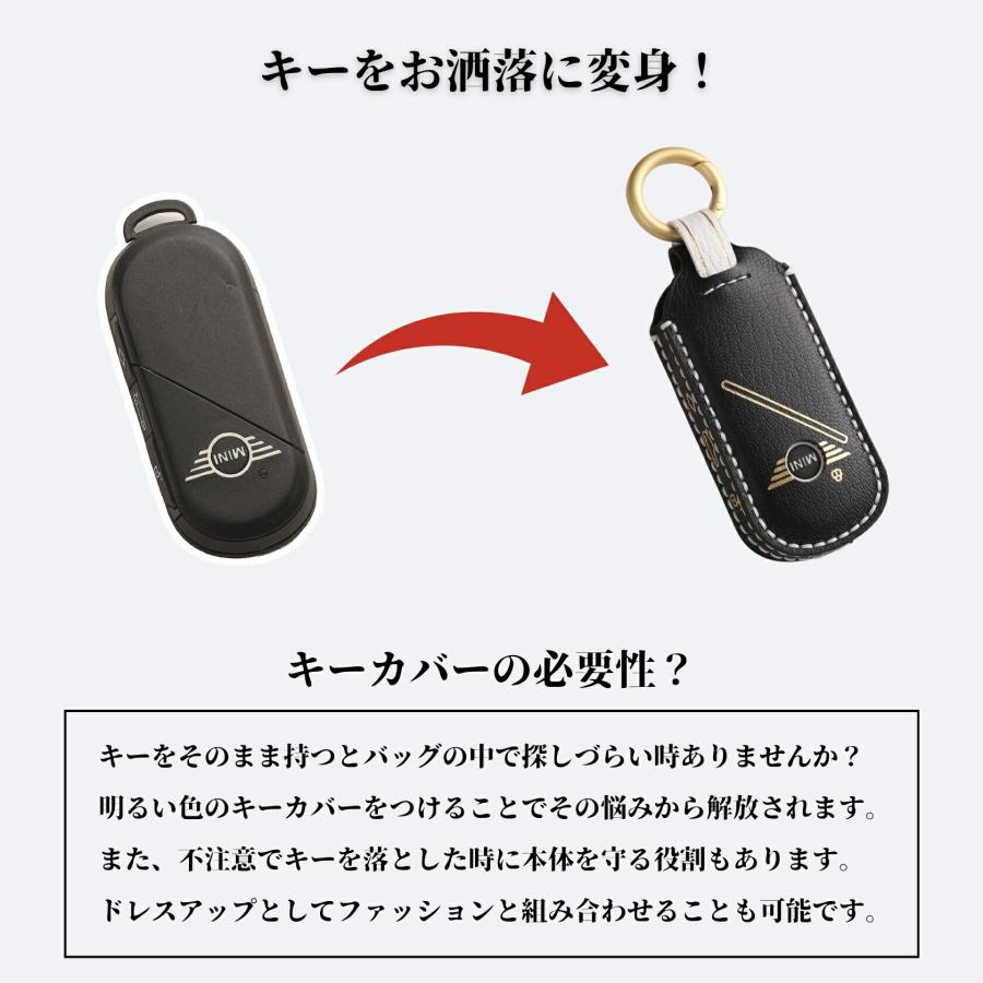 くすみカラー MINI COOPER 3DOOR F66 / JO1 新型 キーケース