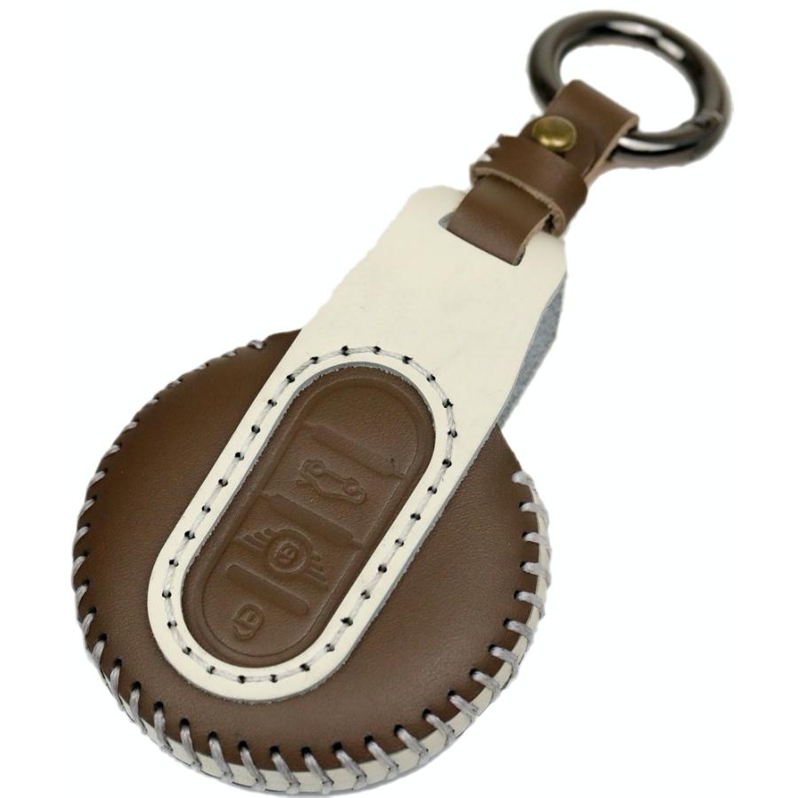 【アウトレット】BMW MINI キーケース 本革 キーカバー ミニ Fシリーズ F60 F56 F55 F54 クーパー クーパーS クロスオーバー COOPER CROSSOVER |  | 08