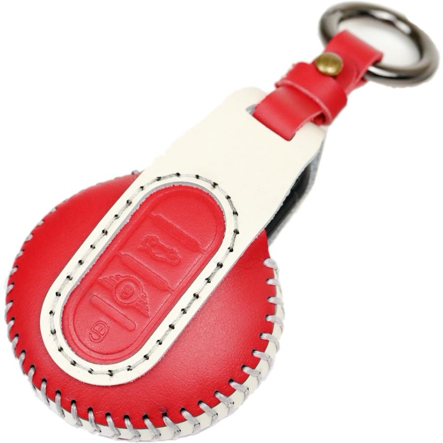 【アウトレット】BMW MINI キーケース 本革 キーカバー ミニ Fシリーズ F60 F56 F55 F54 クーパー クーパーS クロスオーバー COOPER CROSSOVER |  | 09