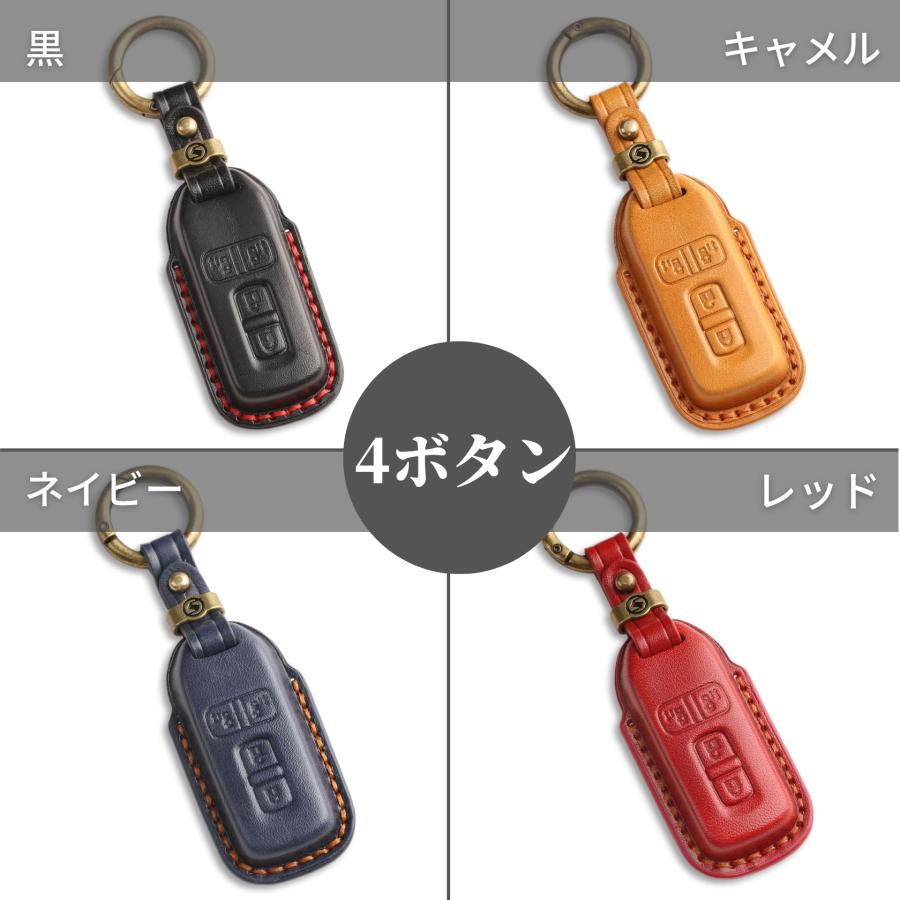 N-BOX JF3 /4片側スライドドア用　3ボタン 純正スマートキー　2個 NBOX キーカバー カスタム 本革 キーケース JF1 JF2 JF3 JF4 3