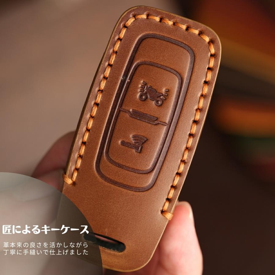 ホンダ バイク スマートキーケース 本革 新型 PCX125 / JK05 PCX160 / KF47 DIO110 / JK03 キーカバー
