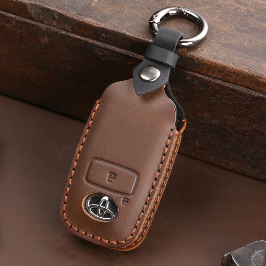 【アウトレット】トヨタ ライズ ダイハツ ロッキー スバル レックス 新型タフト タント カスタム 本革 キーケース レザー RAIZE DAIHATSU TANTO キーカバー |  | 14