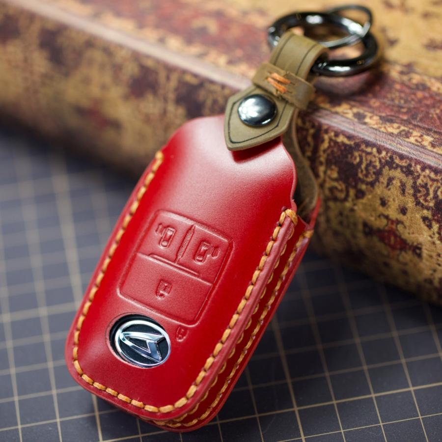 【アウトレット】トヨタ ライズ ダイハツ ロッキー スバル レックス 新型タフト タント カスタム 本革 キーケース レザー RAIZE DAIHATSU TANTO キーカバー |  | 09