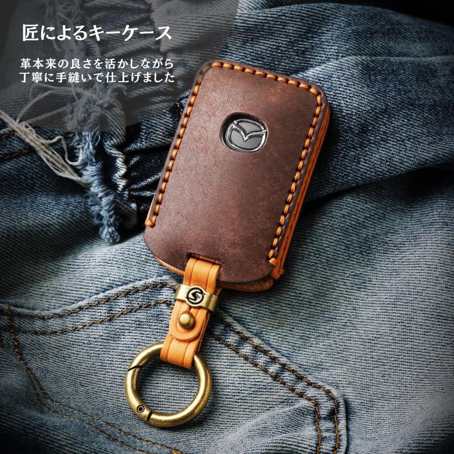 新型 CX60 MX30 CX30 CX8 CX5 MAZDA3 MAZDA2 ロードスター 本革 キー