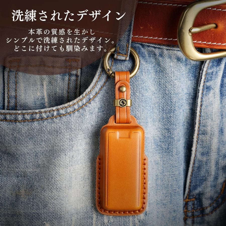 Tebraタグ キーケース 本革 キーカバー Clavis THTAG-01L マンション