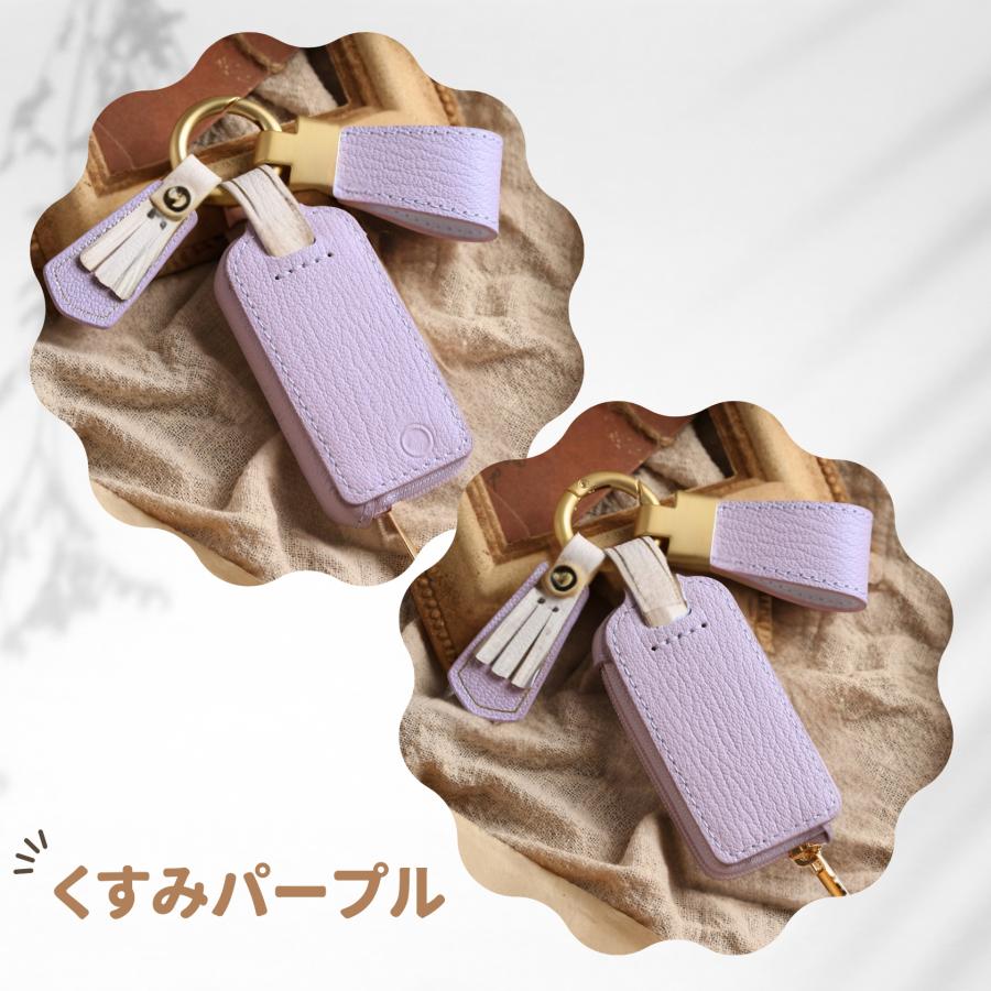 Tebraキー くすみカラー キーケース Clavis マンション ハンズフリー