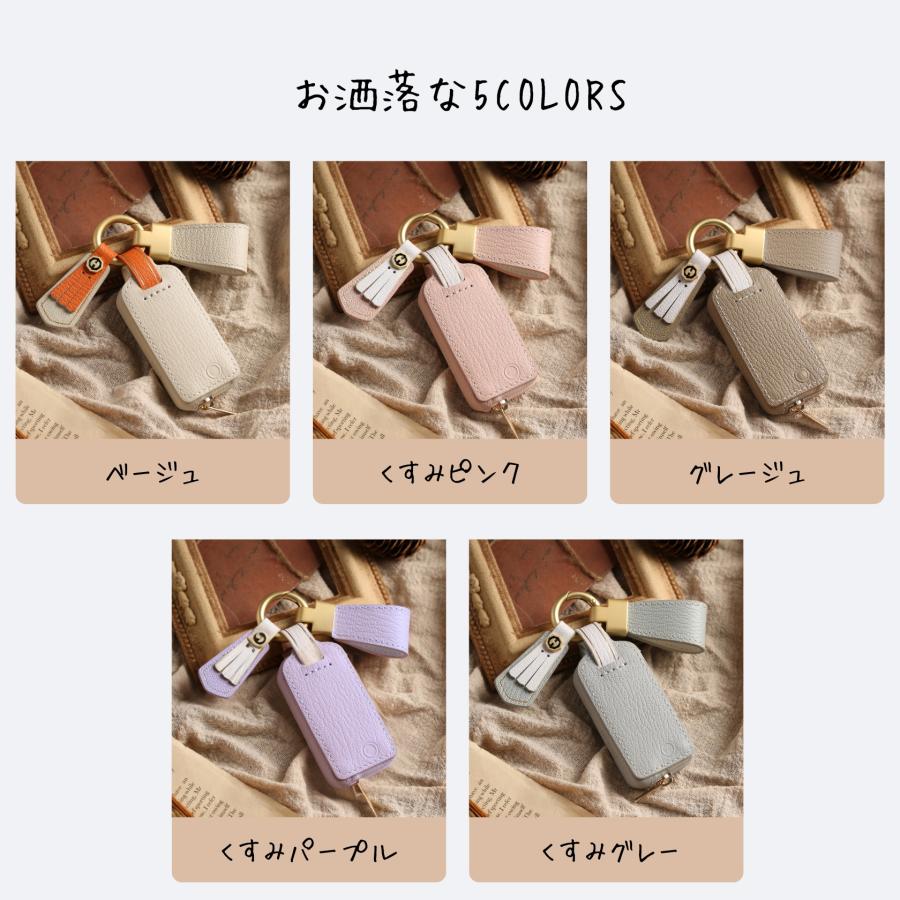 Tebraキー くすみカラー キーケース Clavis マンション ハンズフリー