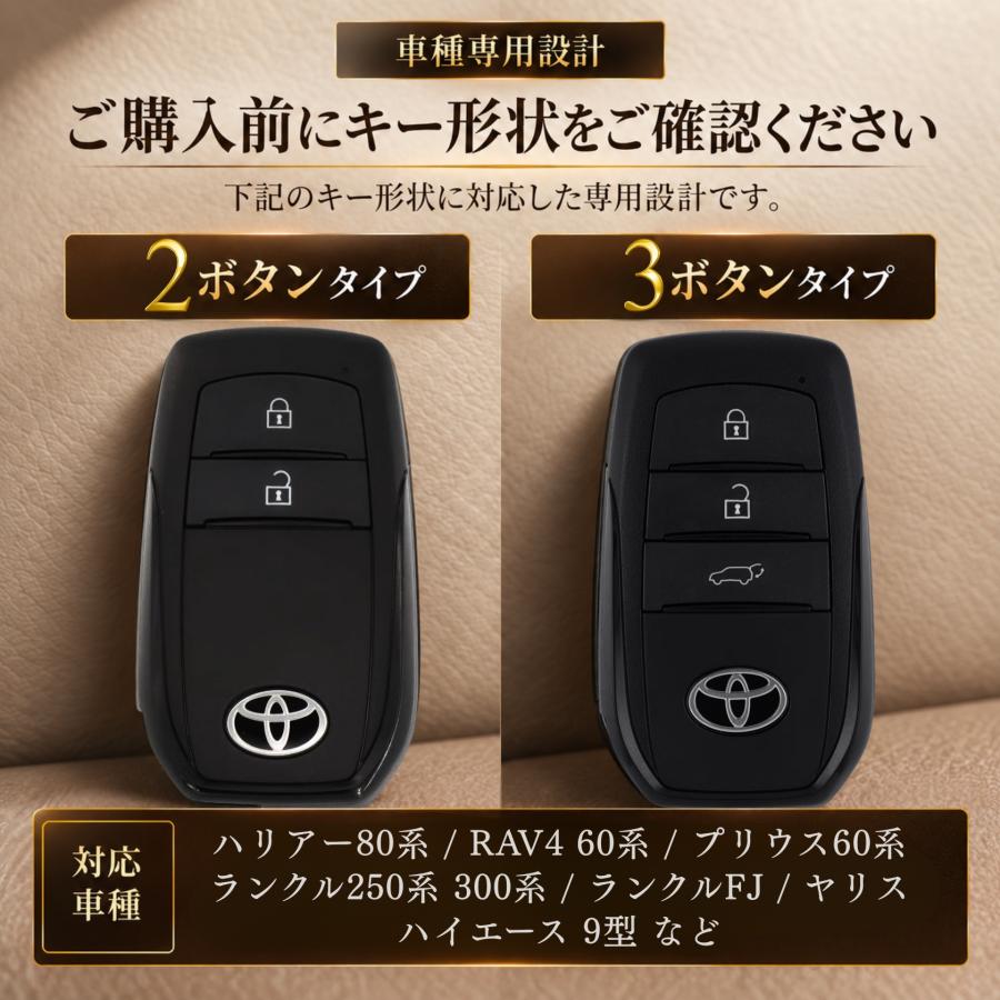 RAV4 60系 ヤリス ハリアー80系 カローラクロス 後期型 キーケース